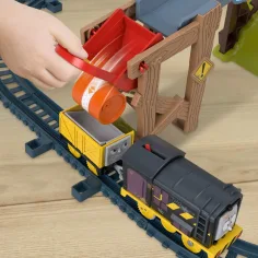 Fisher-Price: Thomas in prijatelji Diesel Lift & Load gradbeni železniški komplet z motorno lokomotivo - Mattel slika 3