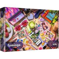 Flamingo po sestavljanki Moj mali svet 600-delna sestavljanka - Trefl slika 1