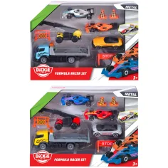 Formula Racer dirkalni avto set s prevoznim avtom v dveh različicah 1 kos – Dickie Toys