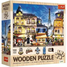Francoska ulica - 1000 delni leseni puzzle - Trefl slika 1