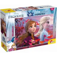Frozen 2 2-v-1 35-delni maxi puzzle in pobarvanka 70x50 cm – Lisciani