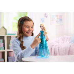 Frozen - Pojajoča Elsa punčka s svetlobno igro - Mattel slika 2