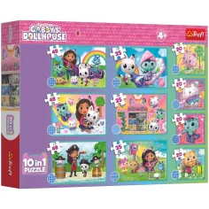 Gabi hišna lutka 10v1 puzzle set - Trefl