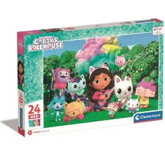 Gabi hiša za punčke: Maxi Super Color Puzzle 24 delni - Clementoni