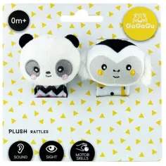 GaGaGu: Dvojni zvončki set - Opica in Panda slika 1