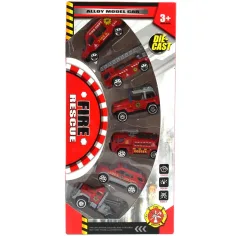 Gasilska reševalna: Set malih avtomobilov 6 kosov 1/64 slika 3