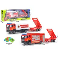 Gasilski avtomobil s prikolico v več različicah