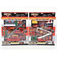 Gasilski igralni komplet z vozili in dodatki v dveh različicah