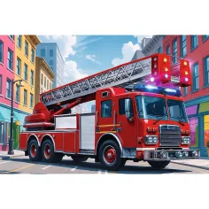 Gasilsko vozilo 60-delni puzzle - Trefl slika 2
