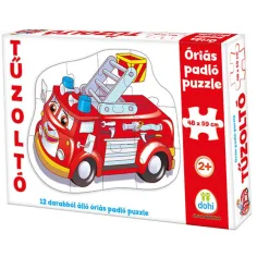 Gasilno vozilo velikanska talna sestavljanka 12-delna