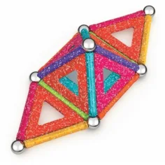Geomag Glitter panele 35kosni bleščeči magnetski gradbeni igrača slika 2