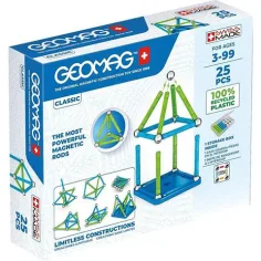 Geomag Green Line Classic magnetska gradbena igrača 25 kosov