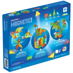 Geomag Magnetic Tiles Gems magnetske gradbene igrače 44 kosov slika 4