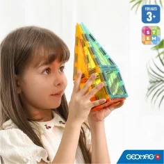 Geomag: Magnetne ploščice Gems magnetni gradbeni kocke 16-delni set slika 4