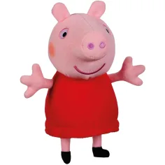 Govoreča Peppa prašička plišasta figura v rdeči obleki 20cm slika 2