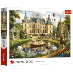 Grad ob vodi - 1500 delni puzzle - Trefl slika 1