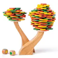 Gradnja drevesne krošnje Spretnostna lesena igrača