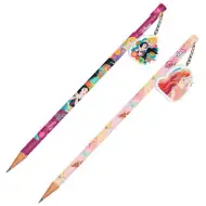 Grafitni svinčnik z radirko Disney Princeske v več različicah 1 kos