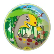 Gumijasta žoga 14cm Dinozavri