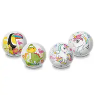 Gumijasta žoga z bleščicami 10cm Živali ali samorog