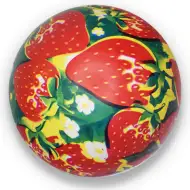Gumijasta žoga z motivom jagode 23 cm
