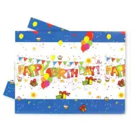 Happy Birthday plastični prt 120x180cm