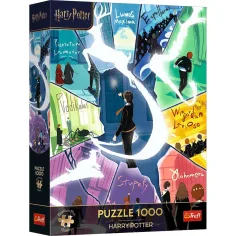 Harry Potter čarovnije in patroni 1000-delni premium puzzle - Trefl