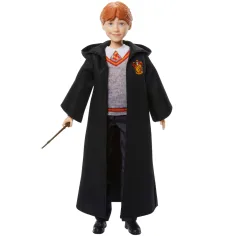 Harry Potter: Ron Weasley punčka v plašču z čarobno palico - Mattel slika 2
