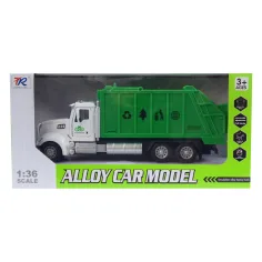 Heavy Duty Truck: Kovinski model tovornjak za selektiv, odpirajoča vrata, smetnjak, poteg nazaj 1/36 slika 4
