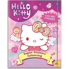 Hello Kitty Barvna knjiga s nalepkami - Lisciani