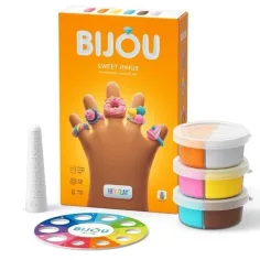 Hey Clay: Bijou sladki prstani kreativna zrakom sušeča se glina set slika 1