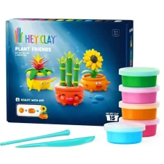 Hey Clay: Prijatelji rastlin kreativni set za modeliranje – 15 kosov slika 1