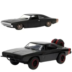 Hitri in drzni: Dom Toretto Dodge Charger R/T 1970 & Dodge Charger Widebody 1968 kovinska avtomobilčka 2 kosov v paketu 1/32 merilo 13cm - Jada Toys slika 2