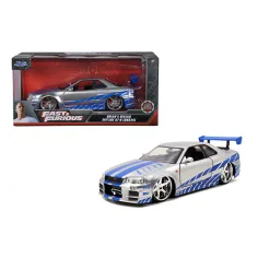 Hitri in drzni: Model avtomobila Brian's 2002 Nissan Skyline GT-R (BNR34) 1/24- Simba Toys