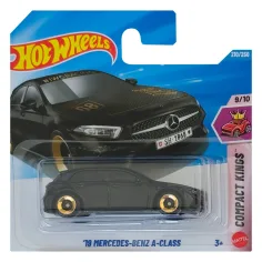 Hot Wheels: '19 Mercedes-Benz A-Class črni avto 1/64 - Mattel