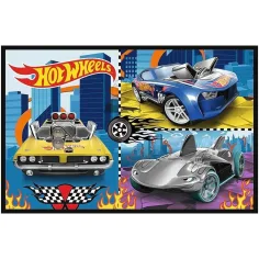 Hot Wheels - 2 x 70 kosov puzzle - Trefl slika 2