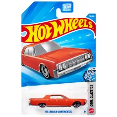 Hot Wheels: '64 Lincoln Continental oranžno malo avto 1/64 - Mattel