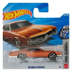 Hot Wheels: '66 Buick Riviera rjav avto 1/64 - Mattel