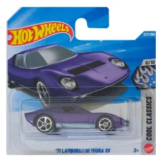Hot Wheels: '71 Lamborghini Miura SV vijolična mala avto 1/64 - Mattel