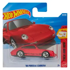 Hot Wheels: '96 Porsche Carrera rdeči avto 1/64 - Mattel