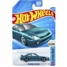 Hot Wheels: '98 Honda Prelude turkiz mali avto 1/64 - Mattel