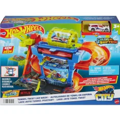 Hot Wheels City: Avtoservis s spreminjajočo barvo malim avtomobilom - Mattel