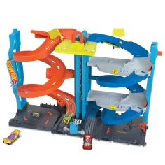 Hot Wheels City: Igralni set dirkalni stolp 2 v 1 - Mattel slika 4