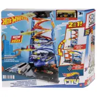 Hot Wheels City: Igralni set Dirkalni stroj 2 v 1 - Mattel