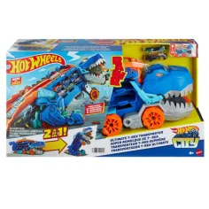Hot Wheels City: Preoblikovani Ultimate Avtostransporter T-Rex - Mattel
