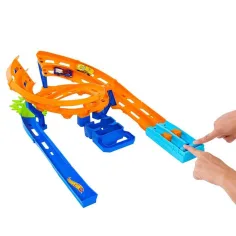 Hot Wheels: Dvojna dirkalna steza z 2 dirkalnima avtomobiloma - Mattel slika 2