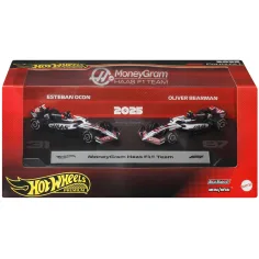 Hot Wheels F1 Avto 2-pakiranje - Haas: Ocon + Bearman - Mattel