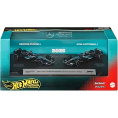 Hot Wheels F1 Avto 2-pakiranje - Mercedes: Antonelli + Russell - Mattel