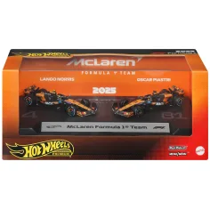 Hot Wheels F1 Malenkost 2-paket - McLaren: Norris + Piastri - Mattel