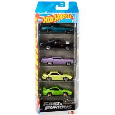 Hot Wheels: Hitri in besni 5-delni set malih avtomobilov 1/64 – Mattel